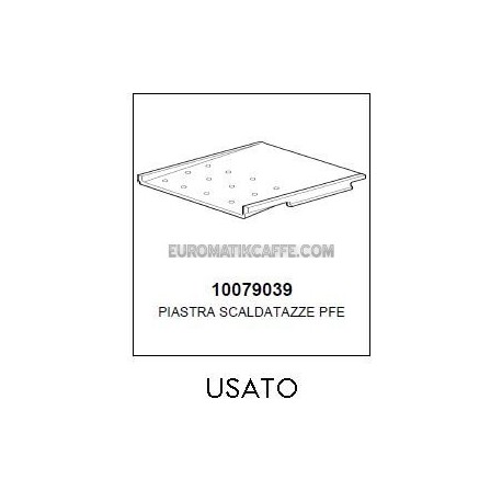 PIASTRA SCALDATAZZE PFE (USATO) LAVAZZA EP 2100 PININFARINA