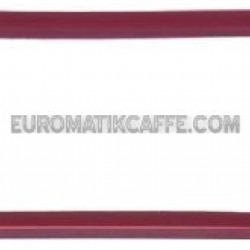 GUARNIZIONE SILICONE QUADRA ROSSA PER EP 2100 - INOX  X 25PZ