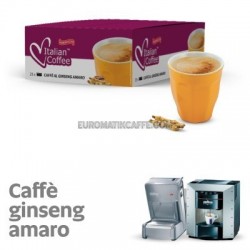 25 capsule "Caffe e Ginseng Amaro " senza grassi idrogenati che Maraviglia by Ristora compatibili Lavazza Espresso Point