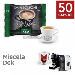 50 CAPSULE BORBONE DON CARLO " A MODO MIO "MISCELA VERDE - DEK