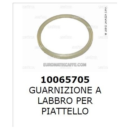 GUARNIZIONE TRASPARENTE A LABBRO PER PIATTELLO LF 400 - LF 400 MILK