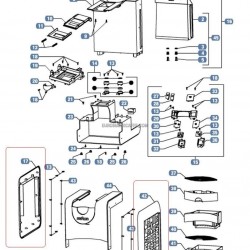 PANNELLO DX E SX ( USATO ) LAVAZZA EP 950 - 951