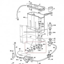 CONTATTO GALLEGGIANTE COMPLETO (USATO) VECCHIO MODELLO LAVAZZA EP 2100 - EP 95