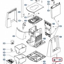 GUARNIZIONE PILETTA - gaco - LAVAZZA LB 1102, LB 1150 PREZIOSA, LB 1200 GALACTICA