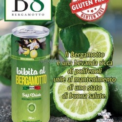 B8 BIBITA AL BERGAMOTTO SOFT-DRINK LATTINA 250CL PER 24