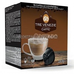 16 CAPSULE CAFFE CORTADO - TRE VENEZIE CAFFE - DOLCE GUSTO