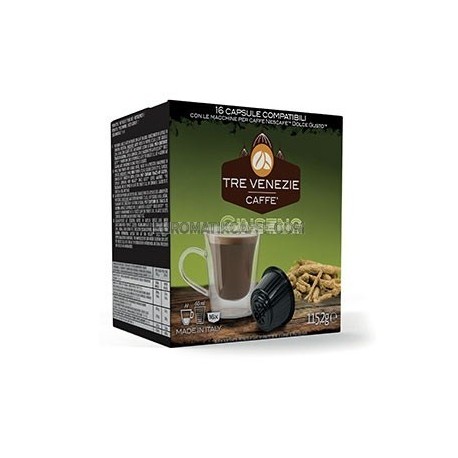 16 CAPSULE CAFFE GINSENG - TRE VENEZIE CAFFE - DOLCE GUSTO