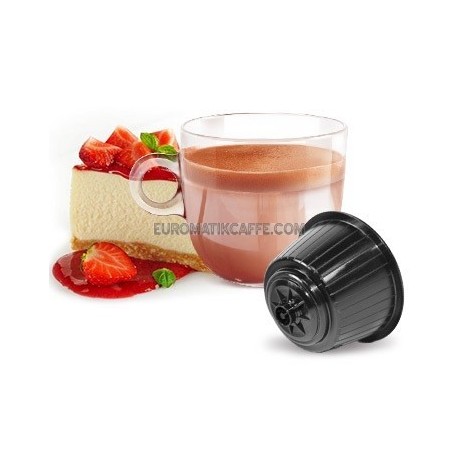 16 CAPSULE CHEESECAKE ALLA FRAGOLA - CAFFE BONINI - DOLCE GUSTO