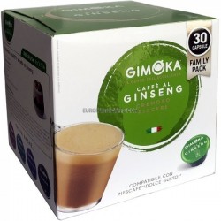 16 CAPSULE CAFFE AL GINSENG GIMOKA IL GUSTO DELL'ECCELLENZA "DOLCE GUSTO"