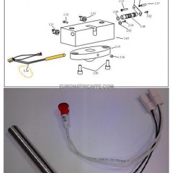 2.34 ASS. RESISTENZA 12.5X80 230 V 600 W CON SEG LUMINOSO