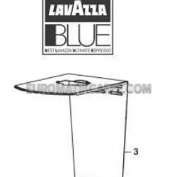 PANNELLO POSTERIORE INOX LAVAZZA BLUE LB1000 USATO