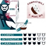 16 CAPSULE CAFFE "SUPERBIA" SUPERBO  COMPATIBILI LAVAZZA A MODO MIO