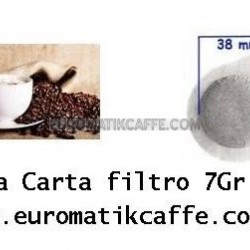 600 CIALDE CAFFE CARTA FILTRO 38mm EUROMATIK MISCELA CREMA