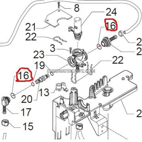 RICAMBI MACCHINE CAFFE BIALETTI - Euromatik Multi Snack Drink