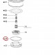 OR 153 (49.21X3.53) SILICONE 70SHA PER PISTONE LAVAZZA EP 800