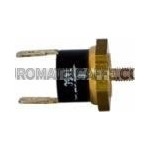 TERMOSTATO 104° OTTONE M4X6 FASTON VERTICALE