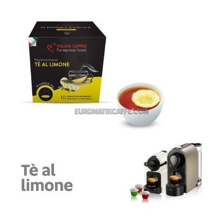 10 CAPSULE THE LIMONE COMPATIBILI NESPRESSO "ITALIAN COFFEE"