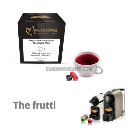 10 CAPSULE THE AI FRUTTI MISTI COMPATIBILI NESPRESSO "ITALIAN COFFEE"