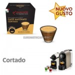 10 CAPSULE CAFFE MACCHIATO CORTALDO COMPATIBILI NESPRESSO "ITALIAN COFFE"