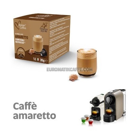 10 CAPSULE CAFFE AMARETTO COMPATIBILI NESPRESSO "ITALIAN COFFE"