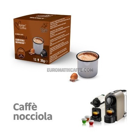 10 CAPSULE CAFFE NOCCIOLA COMPATIBILI NESPRESSO "ITALIAN COFFE"
