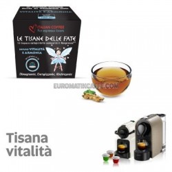 10 CAPSULE TISANA VITALITA' E ARMONIA COMPATIBILI NESPRESSO " ITALIAN COFFE "