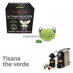 10 CAPSULE TISANA THE VERDE COMPATIBILI NESPRESSO " ITALIAN COFFE "
