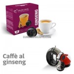 16 CAPSULE " ITALIAN COFFE " COMPATIBILI DOLCE GUSTO " GINSENG MALESE "