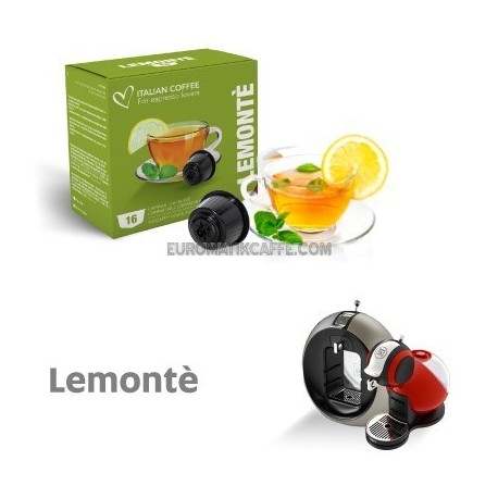 16 CAPSULE " ITALIAN COFFE " COMPATIBILI DOLCE GUSTO " THE AL LIMONE "