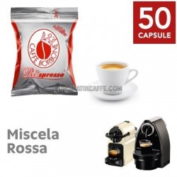 50 CAPSULE RESPRESSO BORBONE MISCELA RED - X NESPRESSO