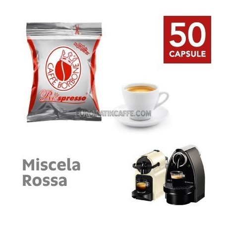 50 CAPSULE RESPRESSO BORBONE MISCELA RED - X NESPRESSO