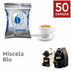 50 CAPSULE RESPRESSO BORBONE MISCELA BLU - X NESPRESSO