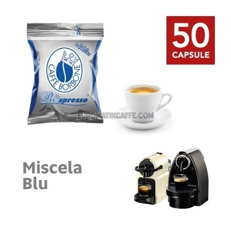 50 CAPSULE RESPRESSO BORBONE MISCELA BLU - X NESPRESSO