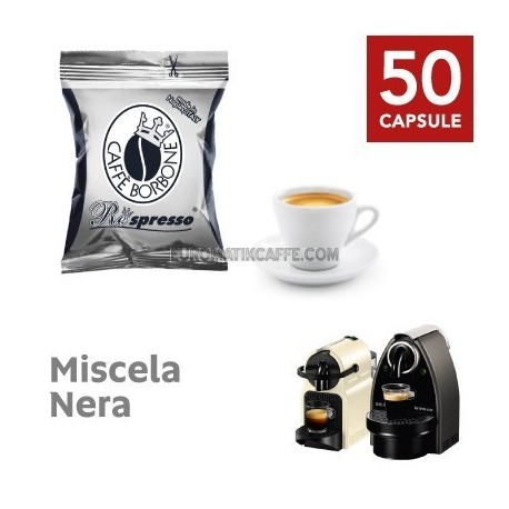 50 CAPSULE RESPRESSO BORBONE MISCELA NERA - X NESPRESSO