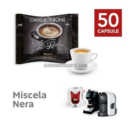 50 CAPSULE BORBONE DON CARLO MISCELA NERA