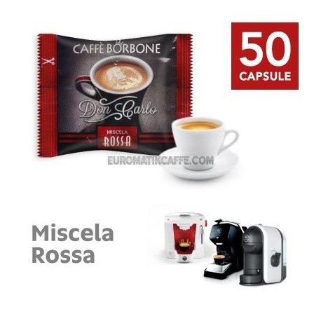 50 CAPSULE BORBONE DON CARLO MISCELA RED