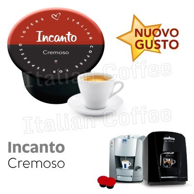 50 cialde capsule Italian Coffee Incanto compatibili Lavazza Blue e In  Black Nims