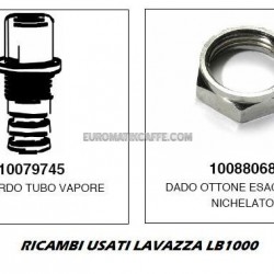 RACCORDO TUBO VAPORE + DADO LAVAZZA BLUE LB 1000 USATO